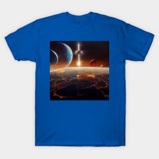 Interplanetary Spaceport T-Shirt